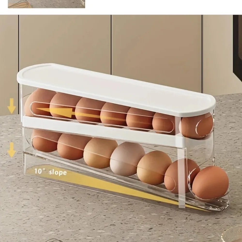 One perfect slopes egg container, with clear plexi sides to see how many you hav
